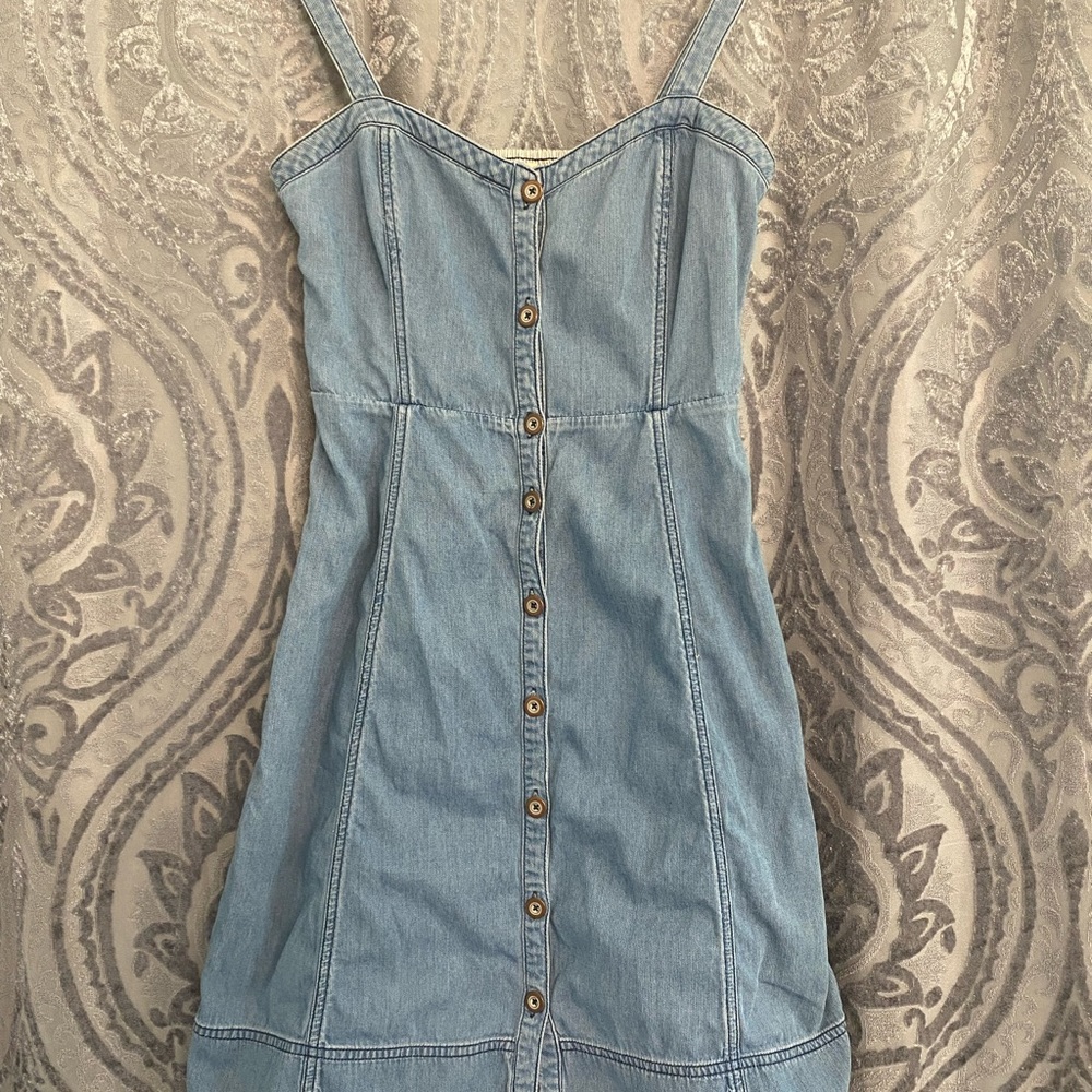 Anthropology Pilcro and Letter Denim Dress